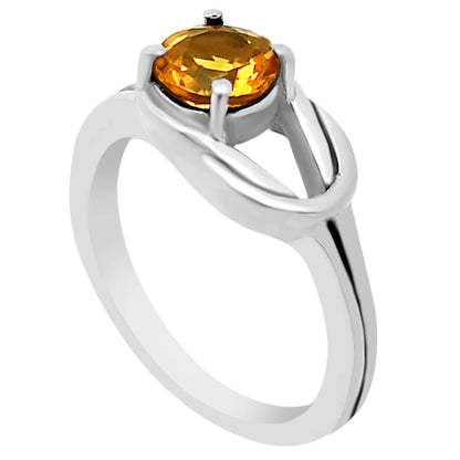 Handcrafted Natural Gemstone Twist Design 925 Sterling Silver Ring DGR1141 R-1215