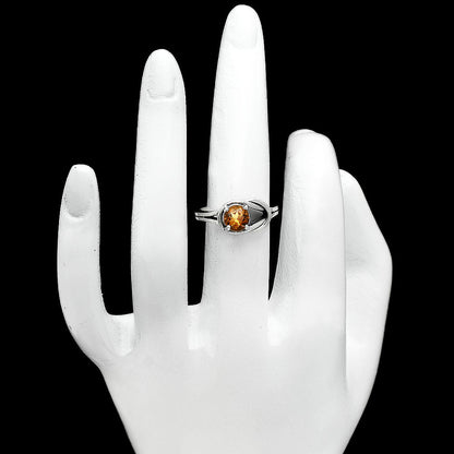 Handcrafted Natural Gemstone Twist Design 925 Sterling Silver Ring DGR1141 R-1215