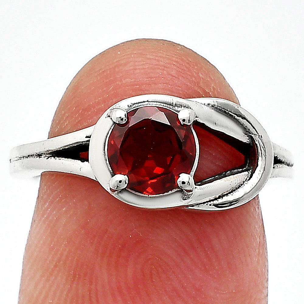 Handcrafted Natural Gemstone Twist Design 925 Sterling Silver Ring DGR1141 R-1215