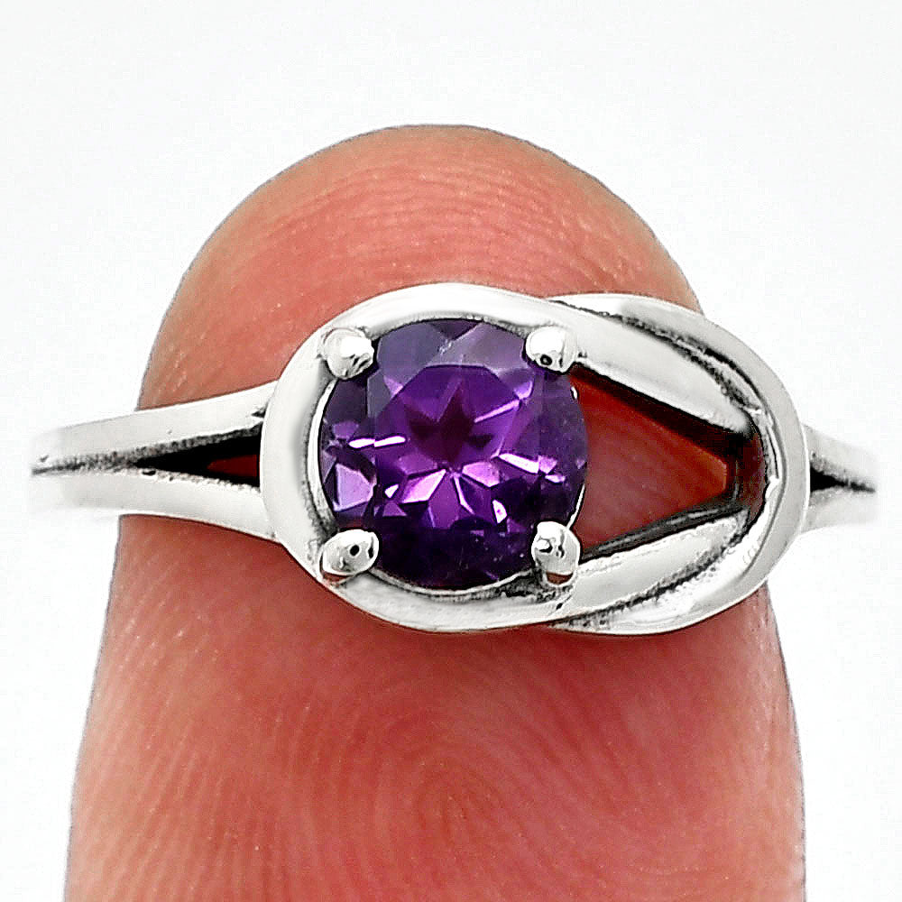 Handcrafted Natural Gemstone Twist Design 925 Sterling Silver Ring DGR1141 R-1215