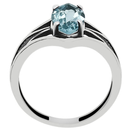 Marquise Cut Natural Colorful Gemstone Ring 925 Sterling Silver Handmade DGR1142 R-1727