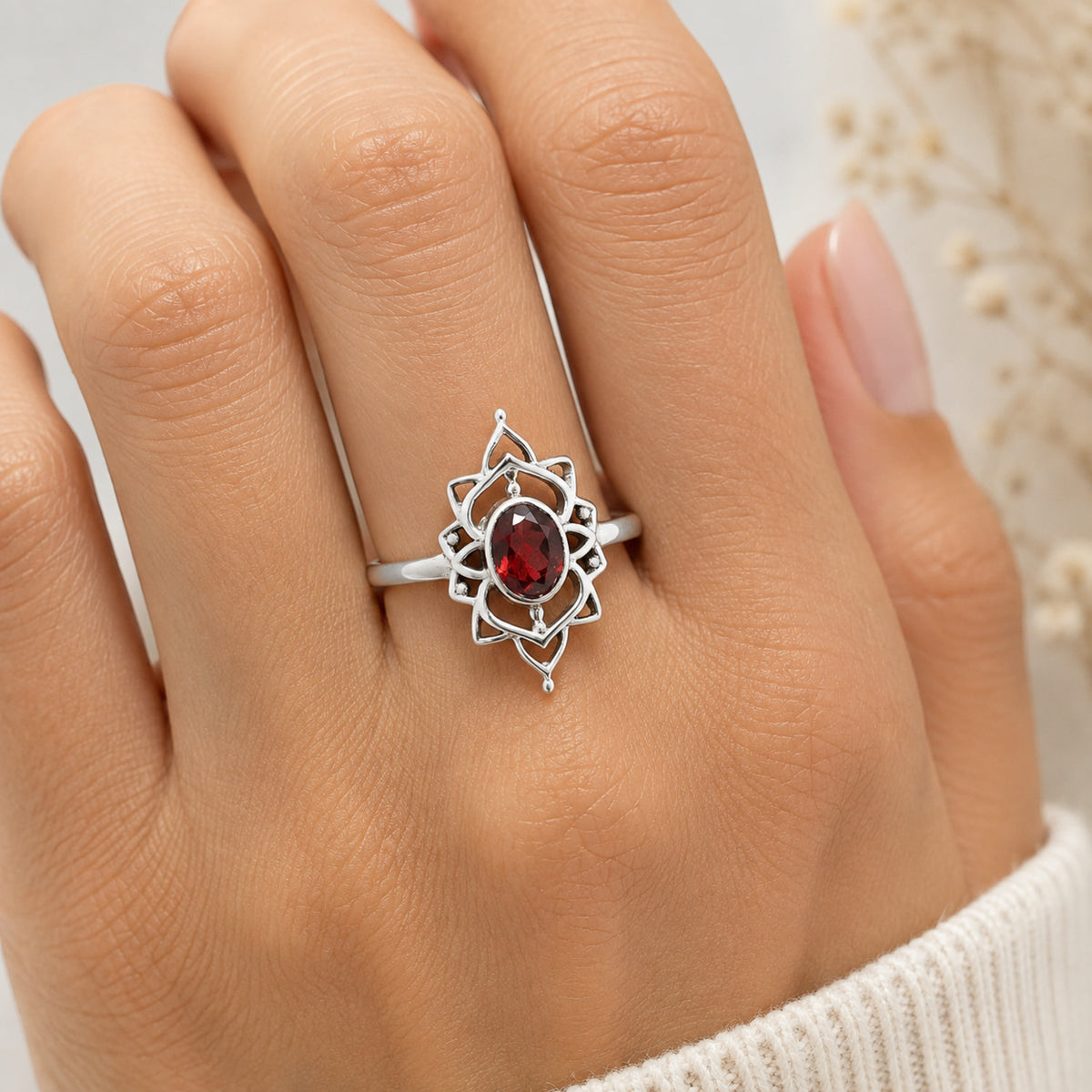 Handcrafted Design Natural Colorful Gemstone Ring 925 Silver Jewelry DGR1143 R-1744