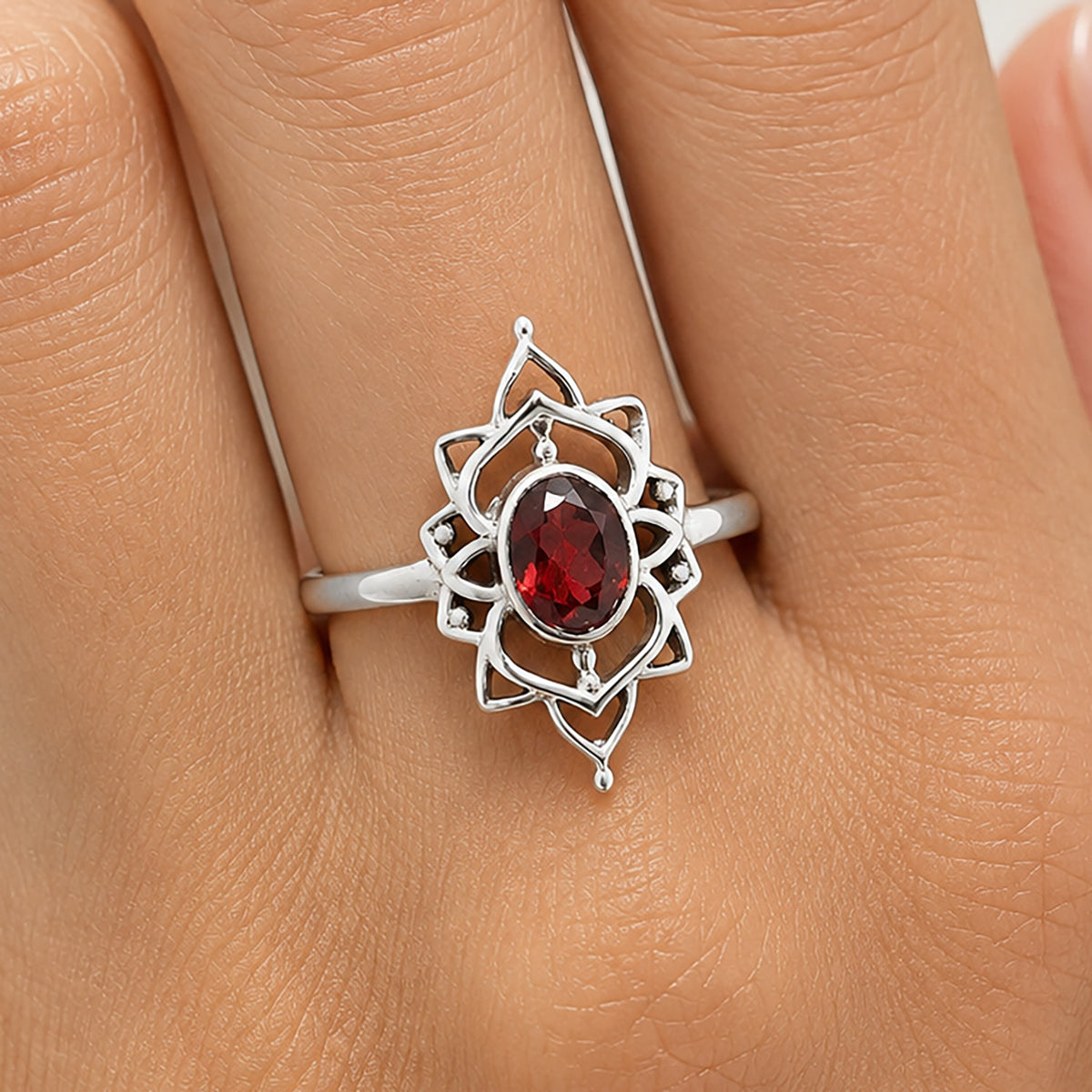 Handcrafted Design Natural Colorful Gemstone Ring 925 Silver Jewelry DGR1143 R-1744
