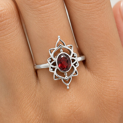 Handcrafted Design Natural Colorful Gemstone Ring 925 Silver Jewelry DGR1143 R-1744