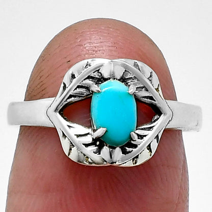 Oval Natural Gemstone Tribal Ring 925 Sterling Silver Handmade Jewelry DGR1144 R-1745