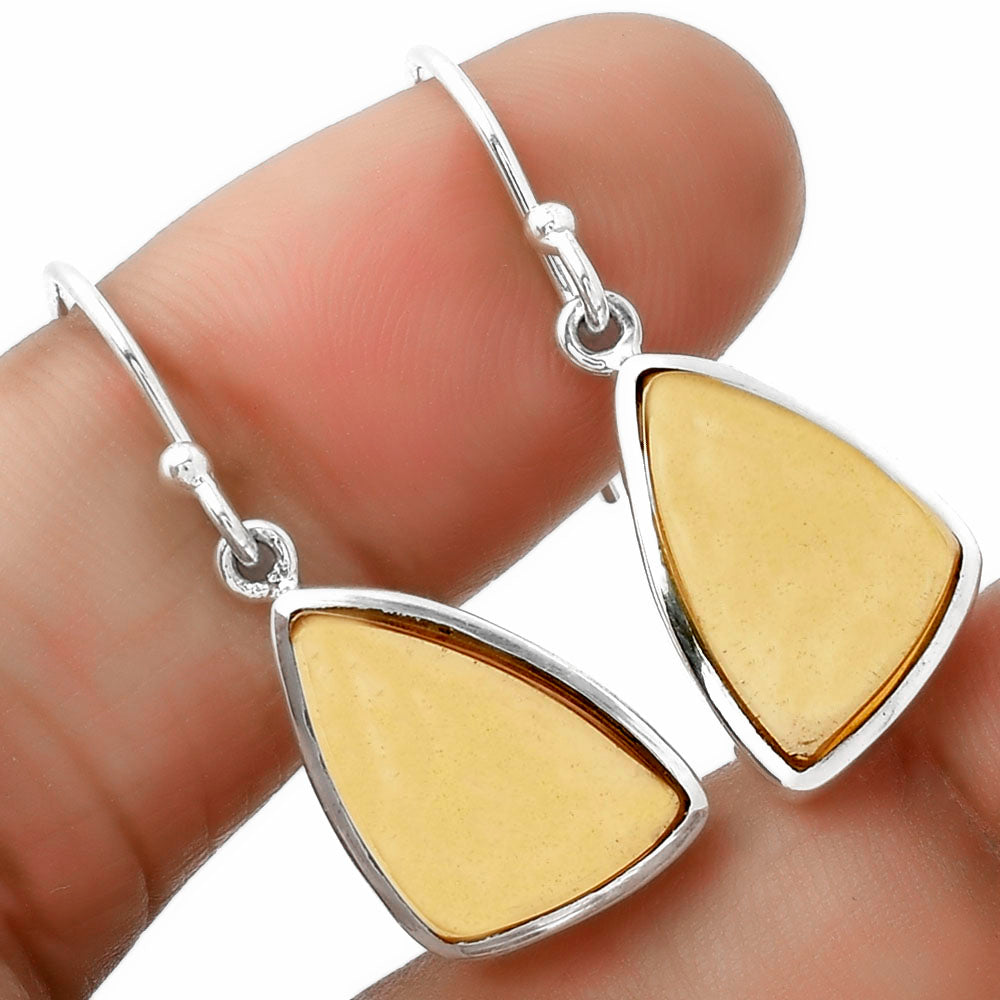 Whiskey Quartz Pendant Earrings Set T-1002 DGT01008