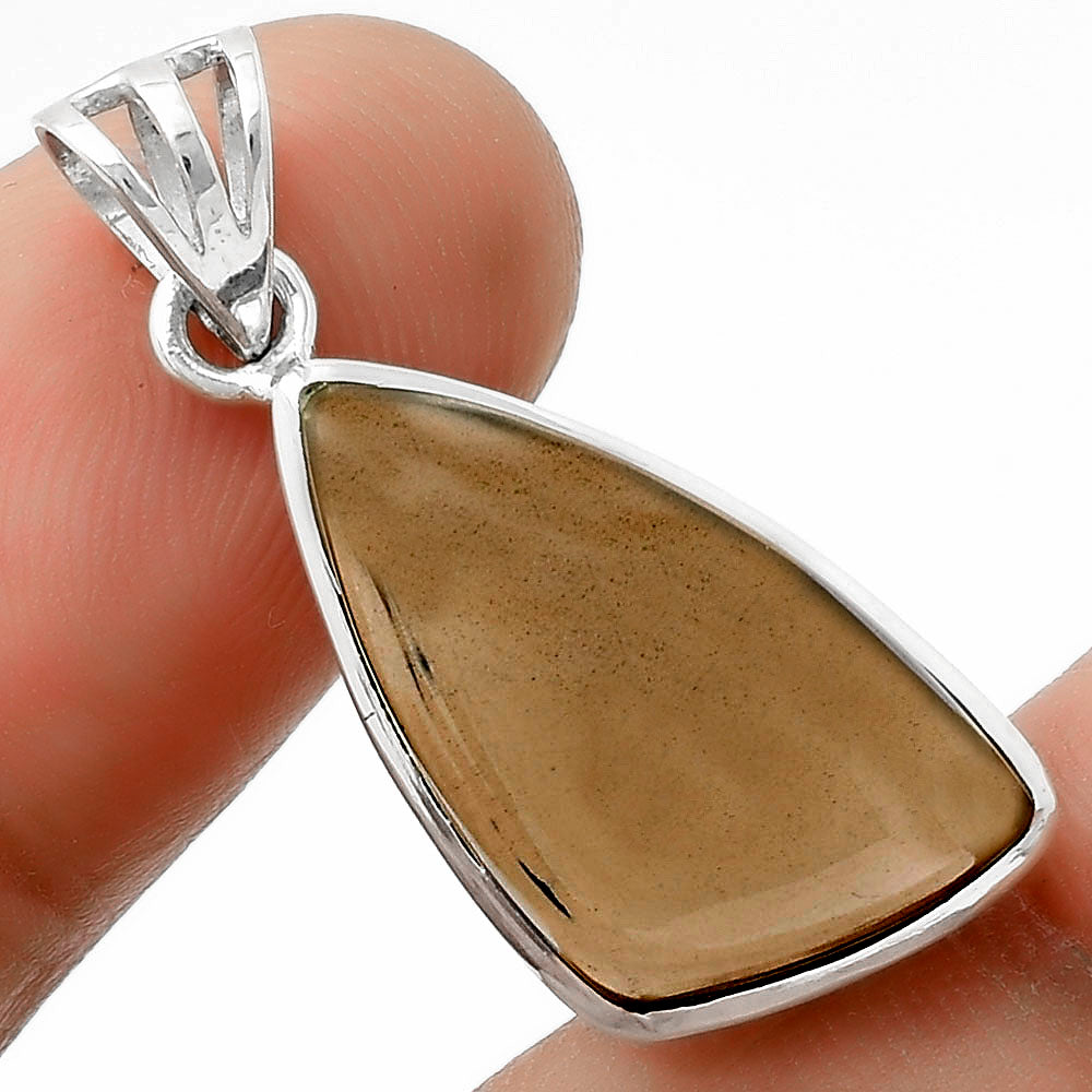 Smoky Quartz - Brazil Pendant Earrings Set T-1002 DGT01024