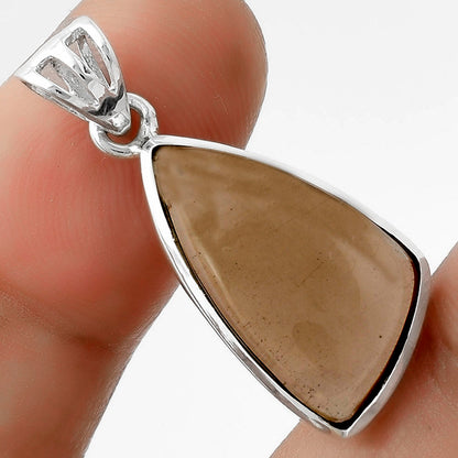 Smoky Quartz - Brazil Pendant Earrings Set T-1002 DGT01025