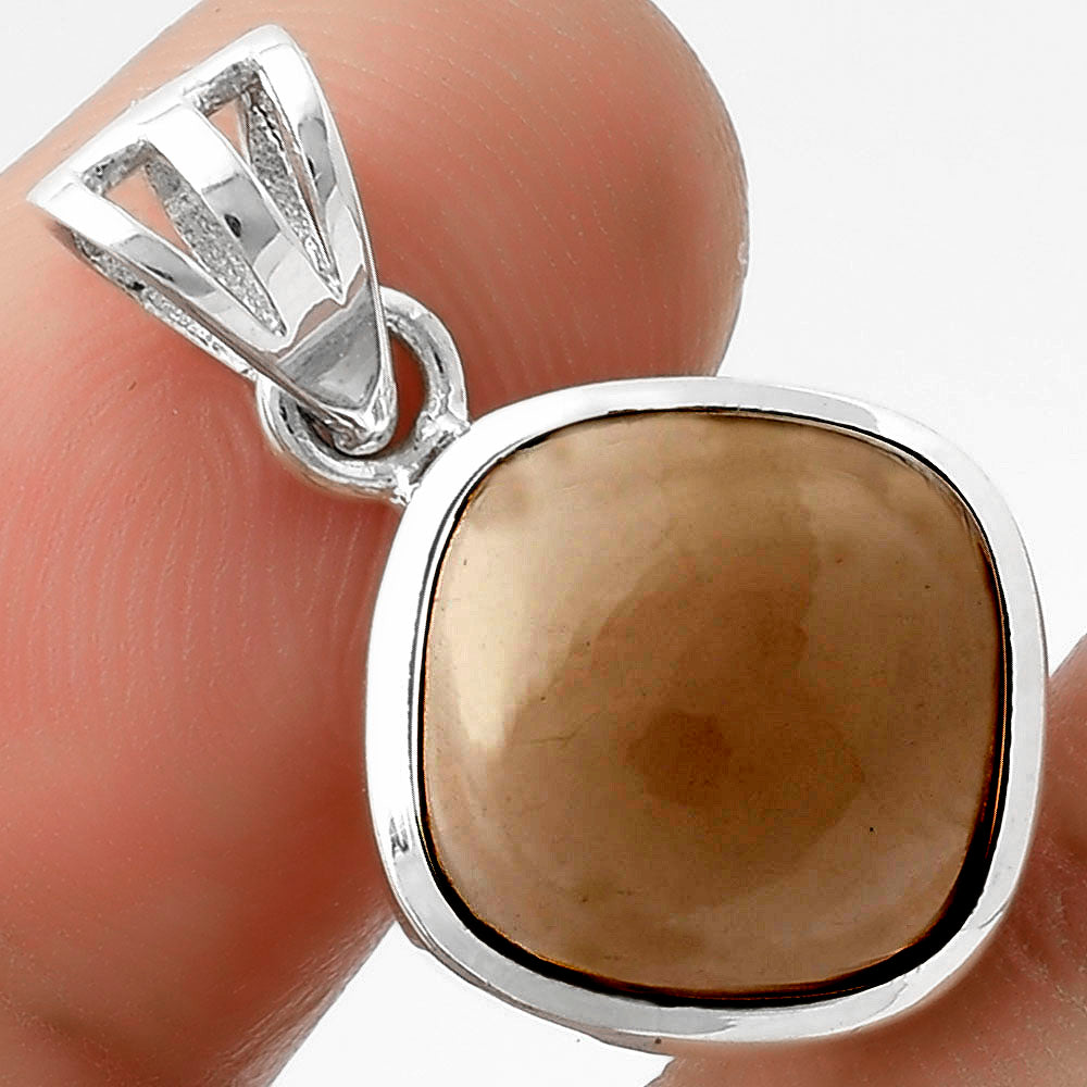 Smoky Quartz - Brazil Pendant Earrings Set T-1002 DGT01051