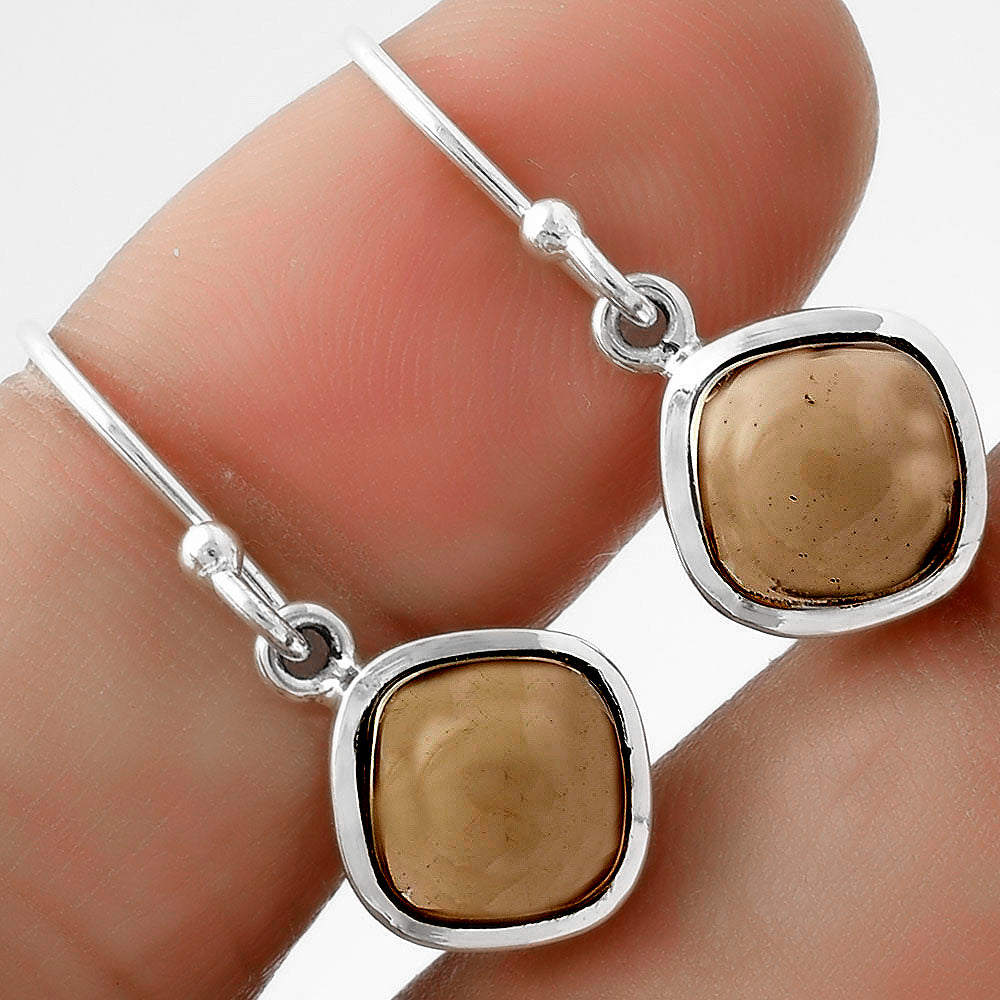 Smoky Quartz - Brazil Pendant Earrings Set T-1002 DGT01051