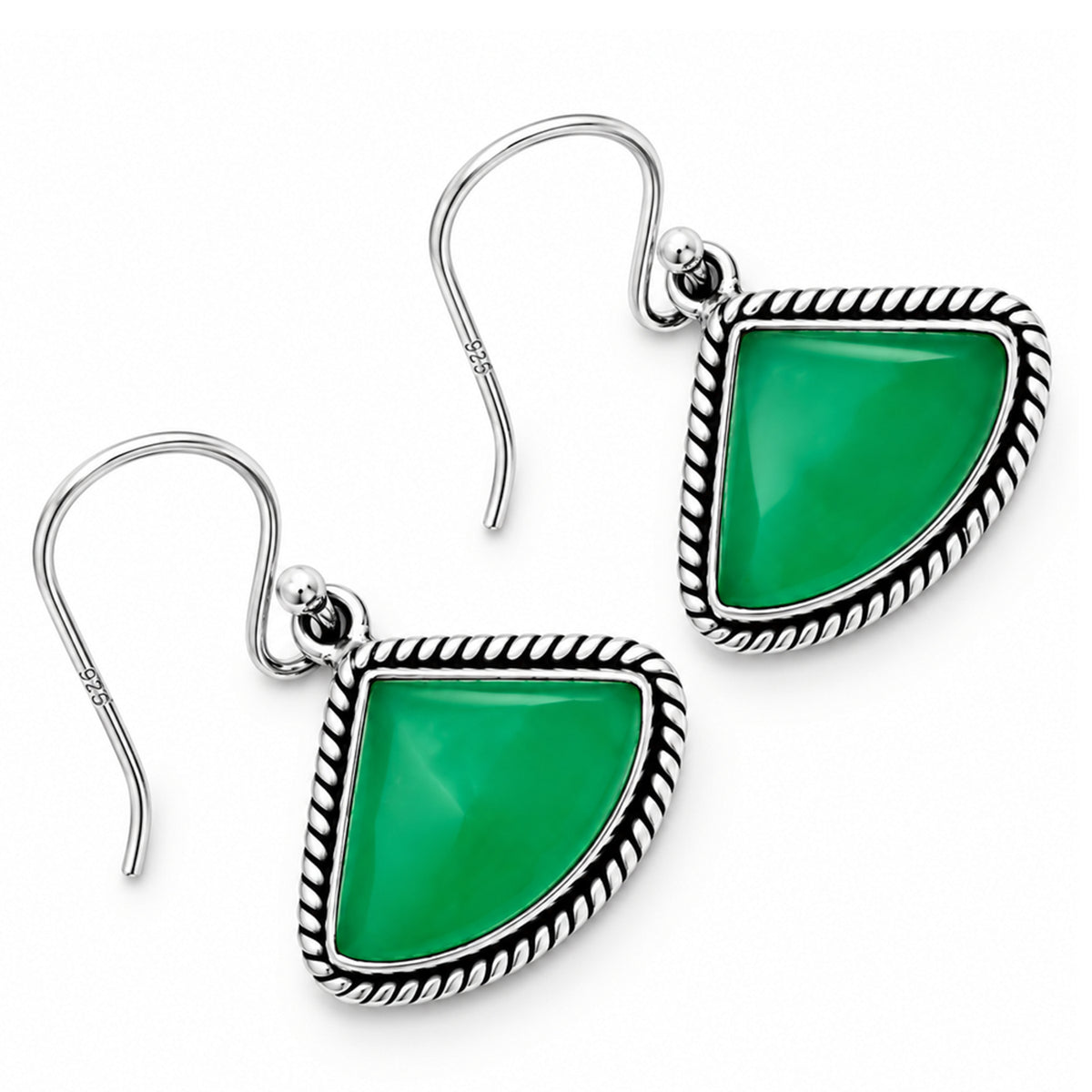 Green Onyx Earrings T-1005 DGTE01004