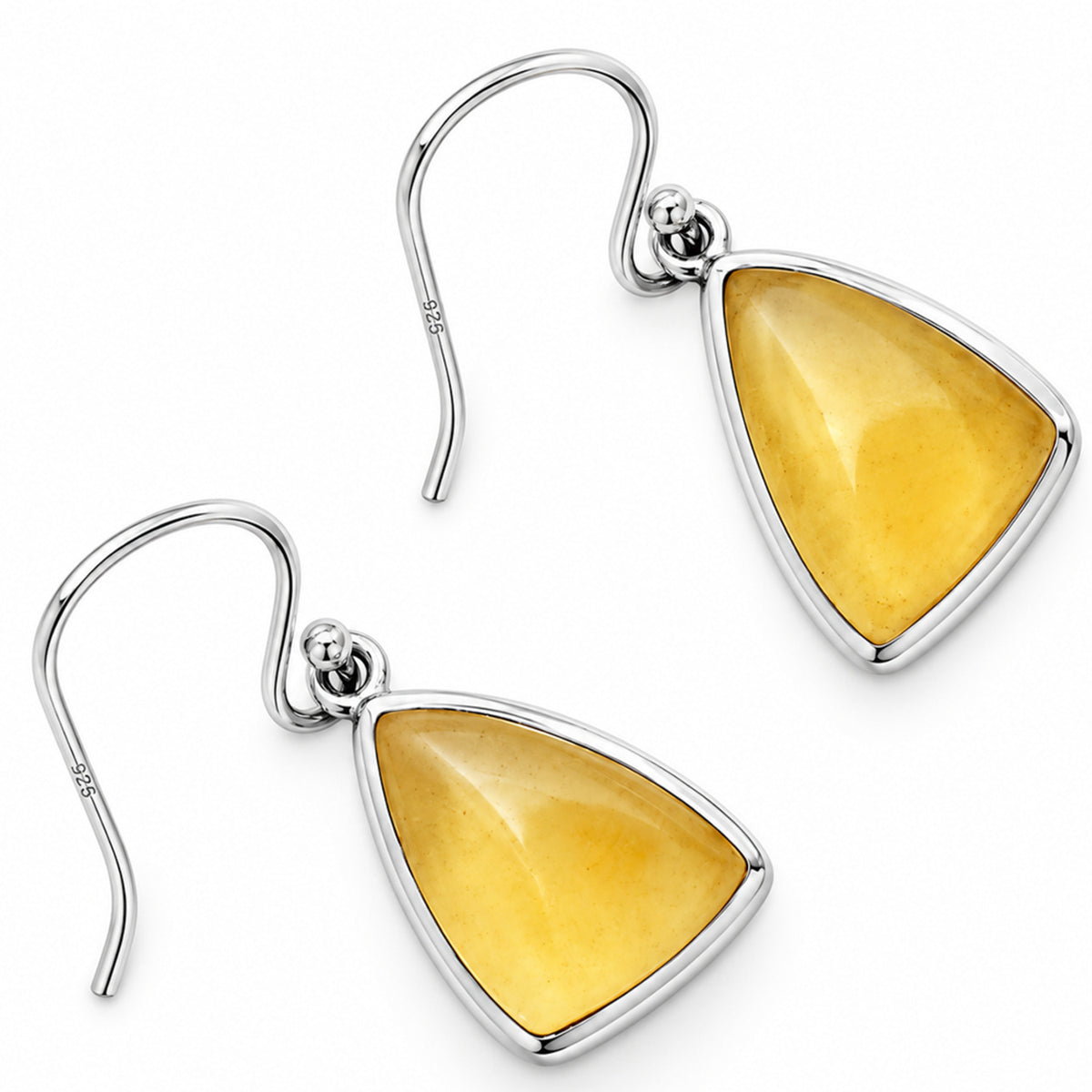 Whiskey Quartz Earrings T-1002 DGTE01008