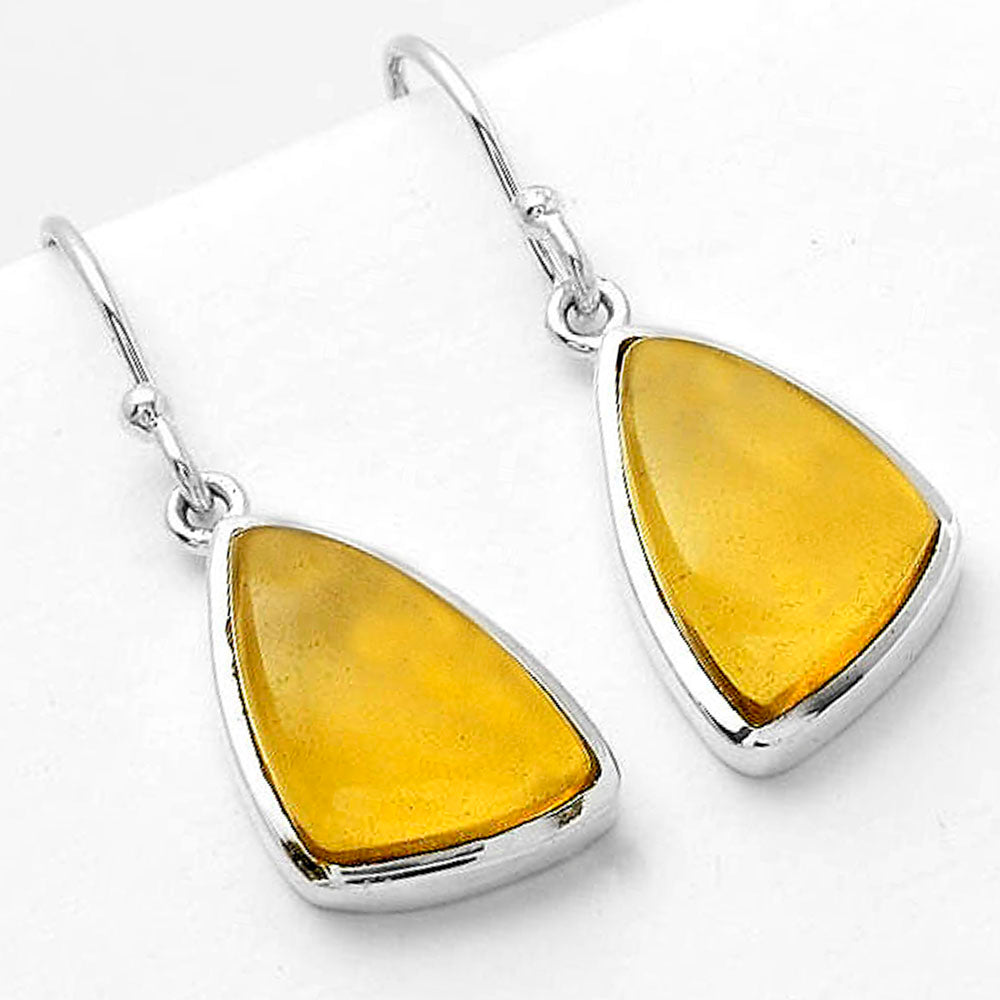 Whiskey Quartz Earrings T-1002 DGTE01009
