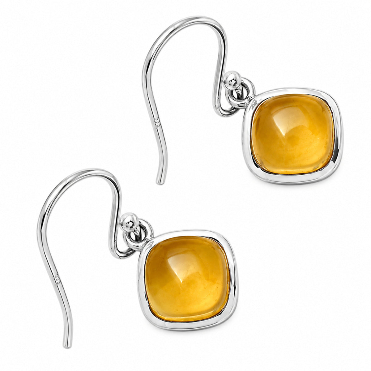 Whiskey Quartz Earrings T-1002 DGTE01010