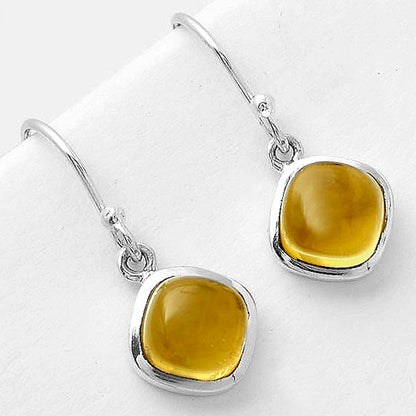 Whiskey Quartz Earrings T-1002 DGTE01010