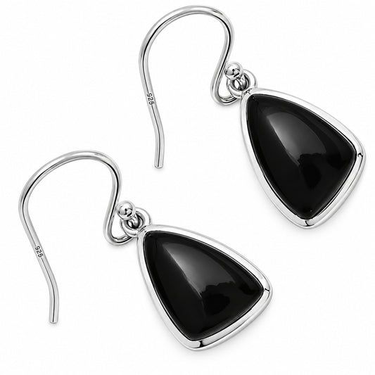 Black Onyx Earrings T-1002 DGTE01013