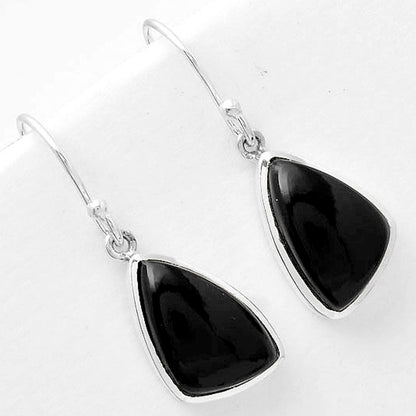 Black Onyx Earrings T-1002 DGTE01013