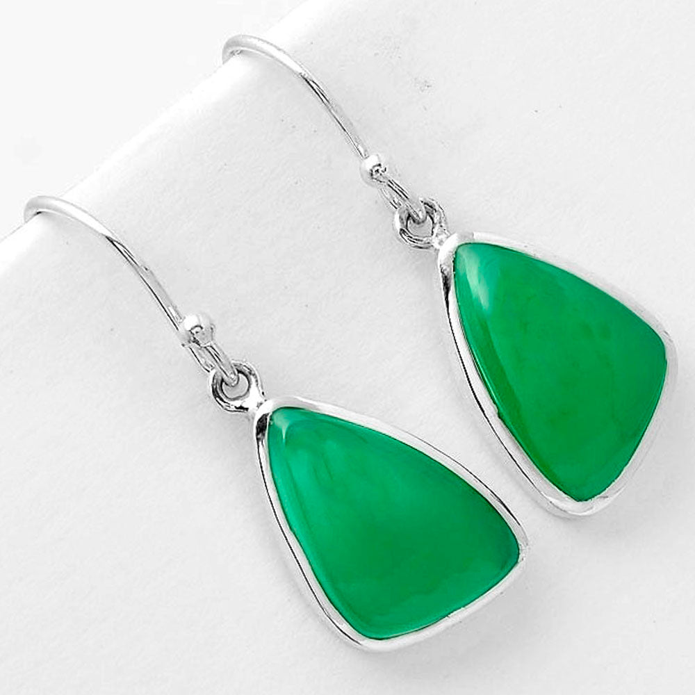Green Onyx Earrings T-1002 DGTE01015
