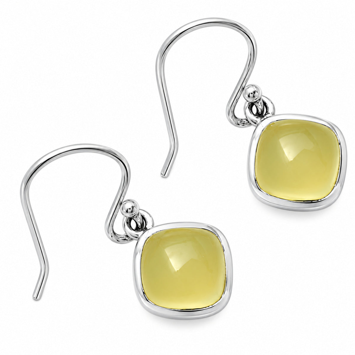 Milky Lemon Quartz Earrings T-1002 DGTE01022