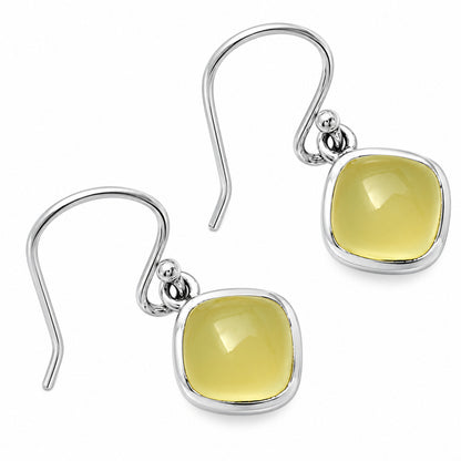 Milky Lemon Quartz Earrings T-1002 DGTE01022
