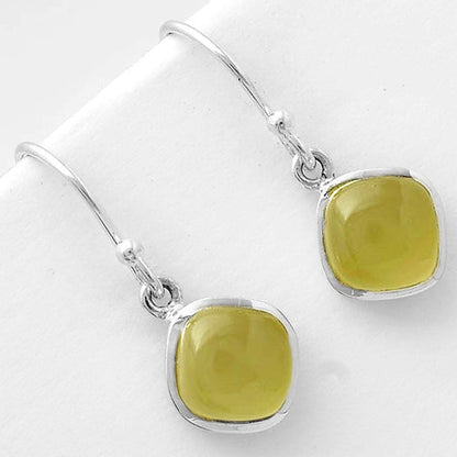 Milky Lemon Quartz Earrings T-1002 DGTE01022
