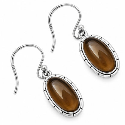 Smoky Quartz Earrings T-1006 DGTE01034