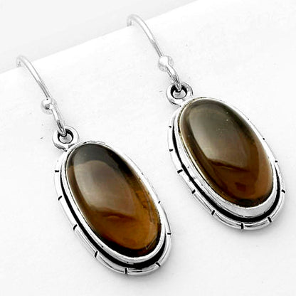 Smoky Quartz Earrings T-1006 DGTE01034
