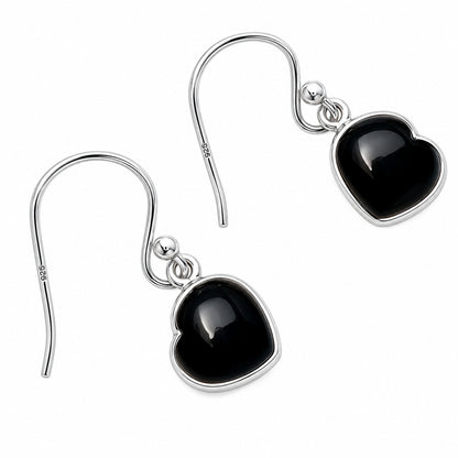 Black Onyx Earrings T-1004 DGTE01042