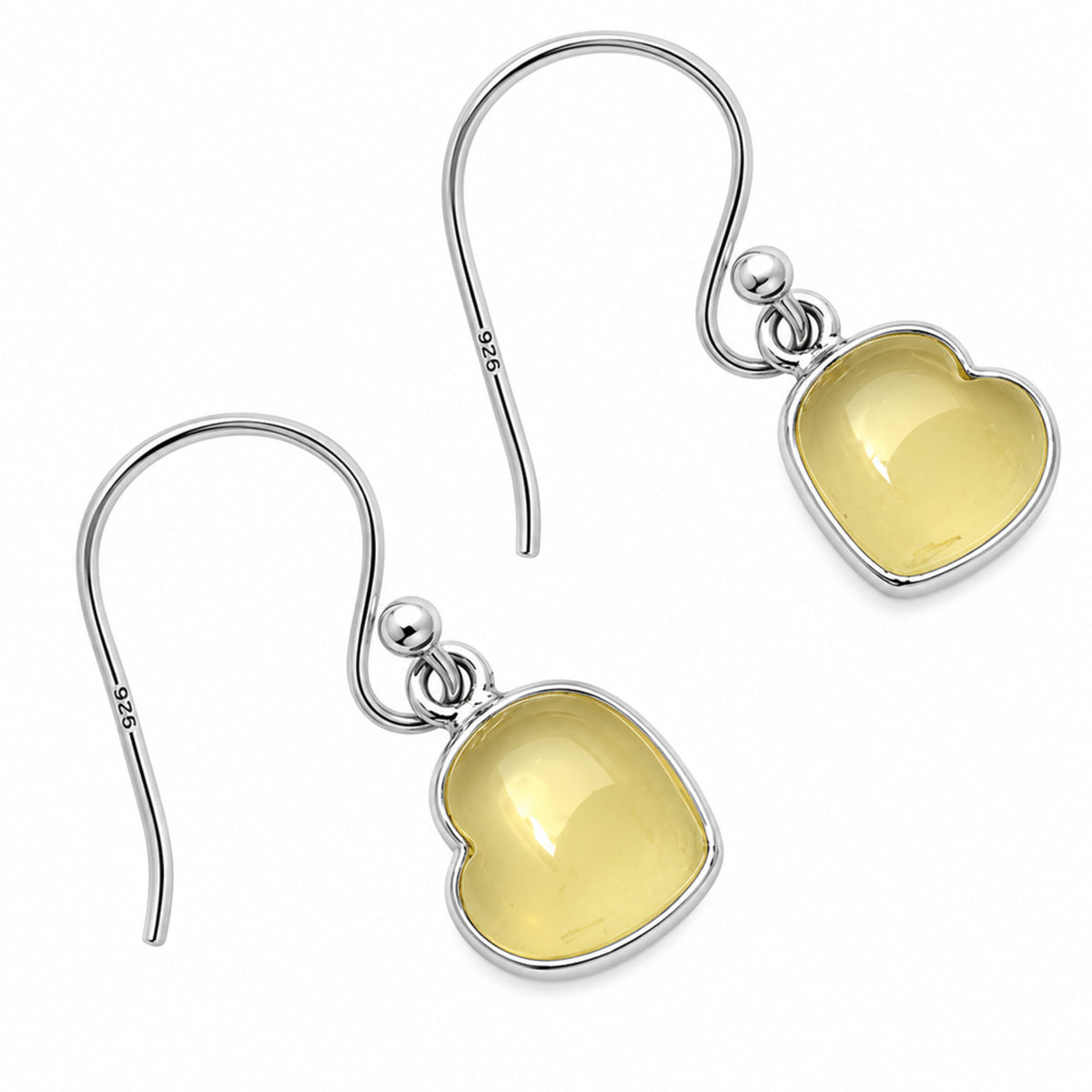 Milky Lemon Quartz Earrings T-1004 DGTE01045