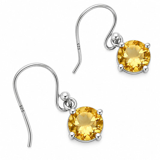 Whiskey Quartz Earrings T-1003 DGTE01052_F