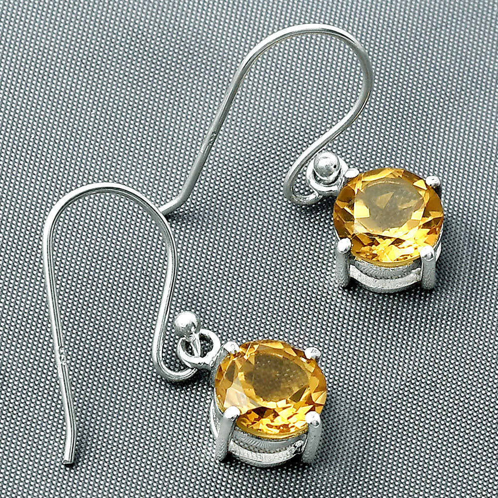 Whiskey Quartz Earrings T-1003 DGTE01052_F