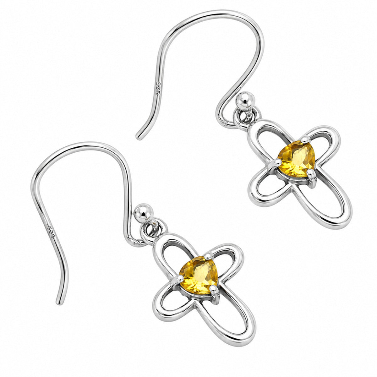 Lemon Quartz Earrings T-1011 DGTE01054_A