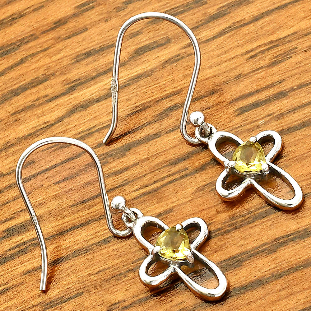 Lemon Quartz Earrings T-1011 DGTE01054_A