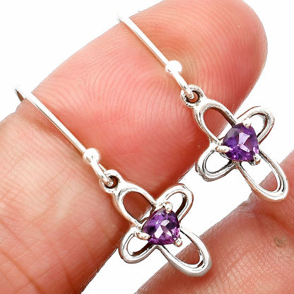 Amethyst Earrings T-1011 DGTE01054_C