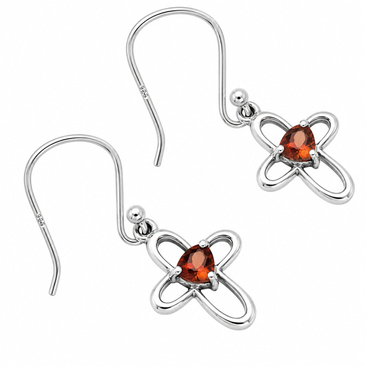 Hessonite Garnet Earrings T-1011 DGTE01054_E