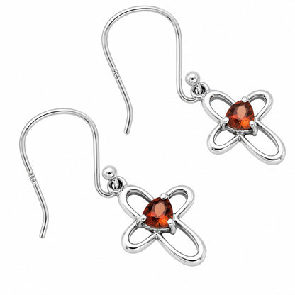Hessonite Garnet Earrings T-1011 DGTE01054_E