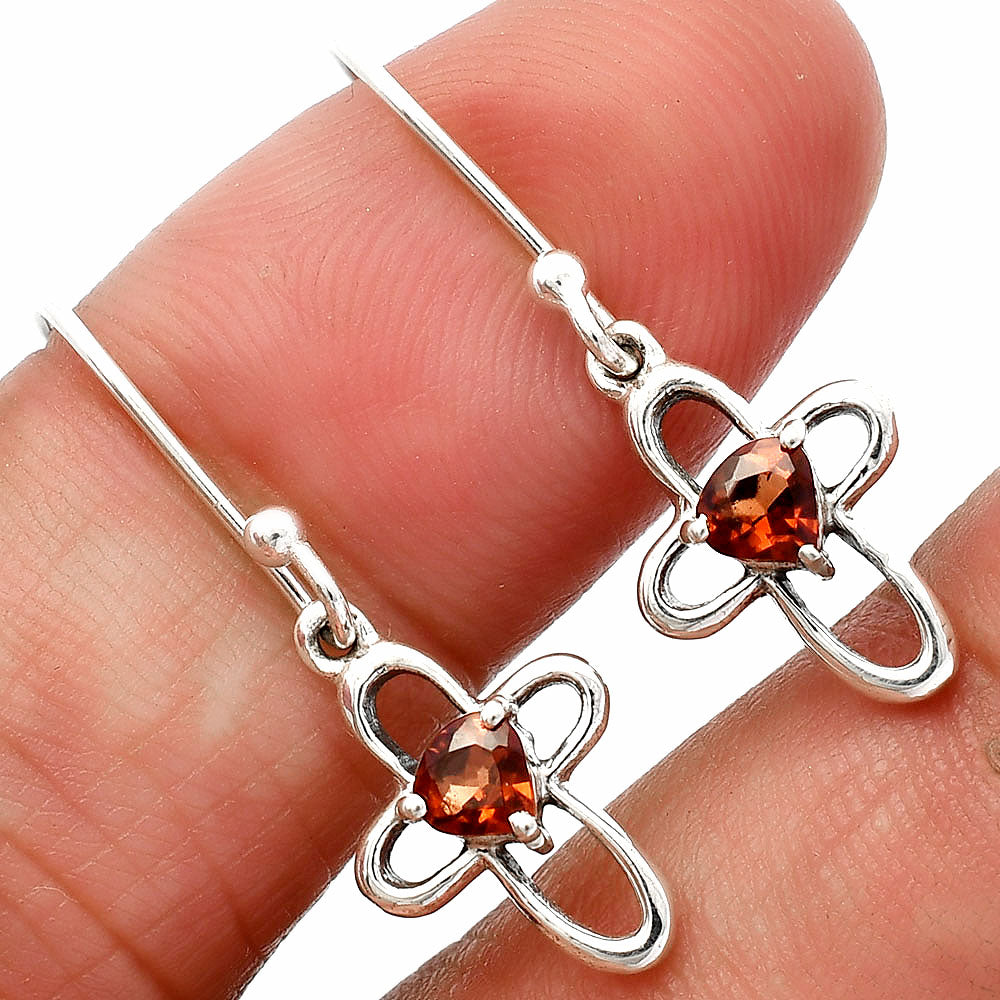 Hessonite Garnet Earrings T-1011 DGTE01054_E