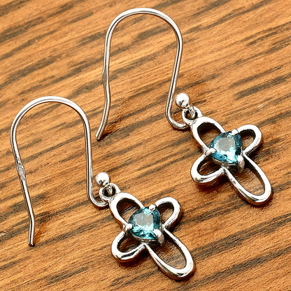 London Blue Topaz Earrings T-1011 DGTE01054_F