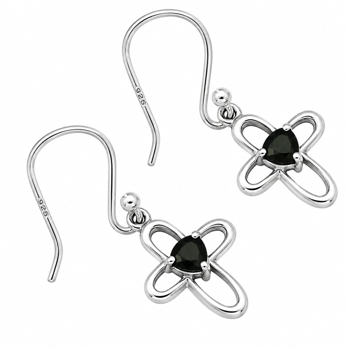 Black Onyx Earrings T-1011 DGTE01054_G