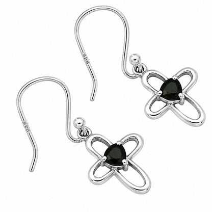 Black Onyx Earrings T-1011 DGTE01054_G