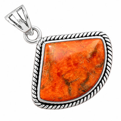 Red Sponge Coral Pendant T-1005 DGTP01001