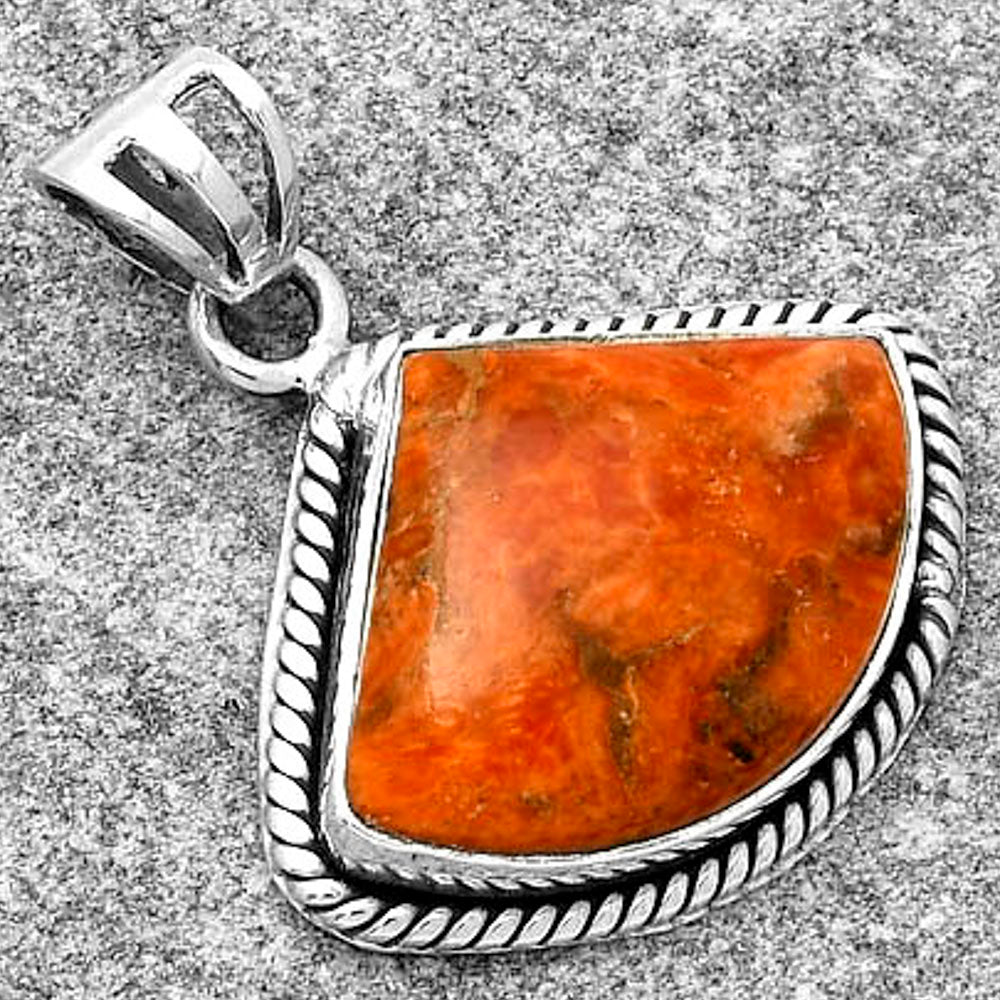 Red Sponge Coral Pendant T-1005 DGTP01001