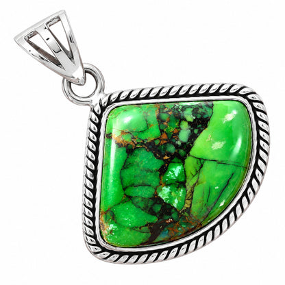 Green Matrix Turquoise Pendant T-1005 DGTP01002