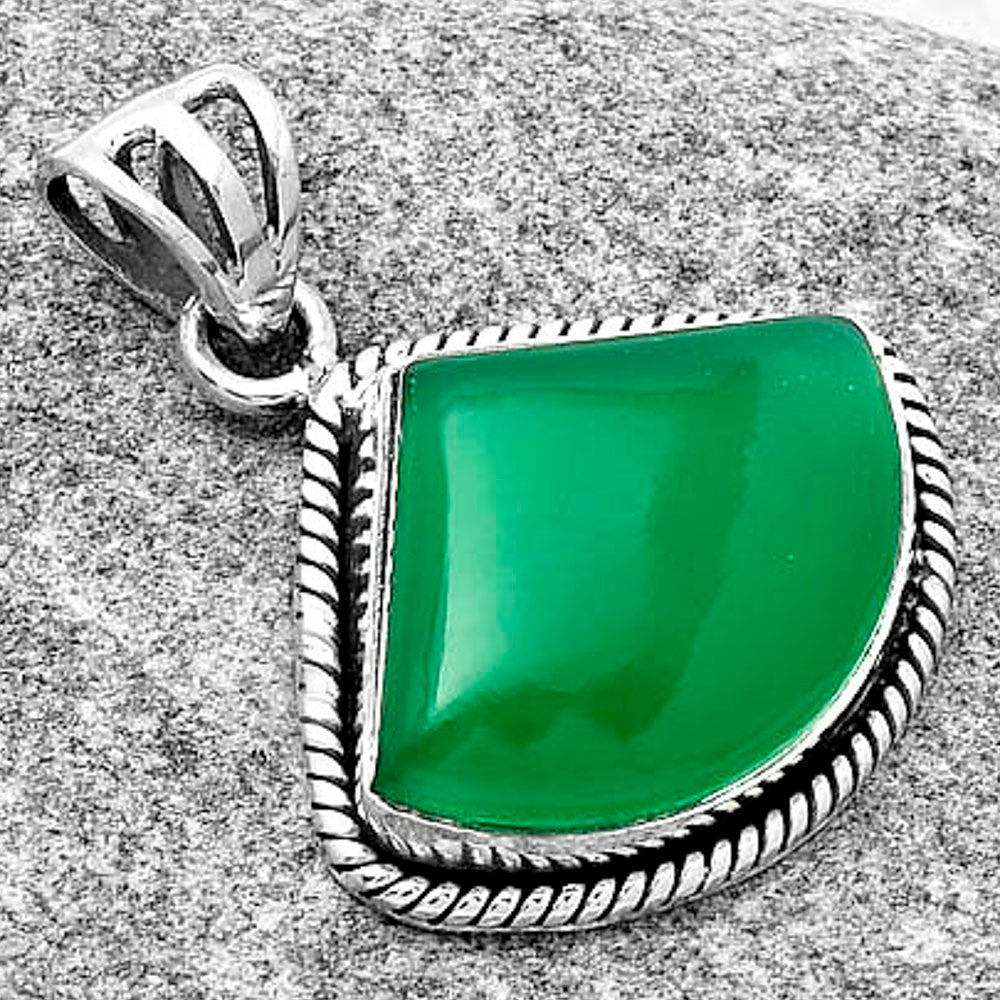 Green Onyx Pendant T-1005 DGTP01004