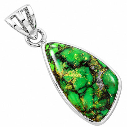 Green Matrix Turquoise Pendant T-1002 DGTP01011