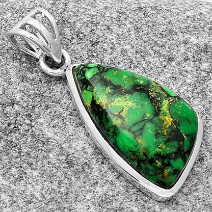 Green Matrix Turquoise Pendant T-1002 DGTP01011