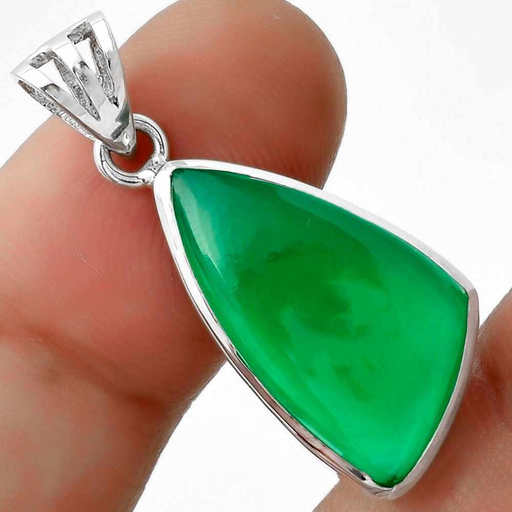 Green Onyx Pendant T-1002 DGTP01015