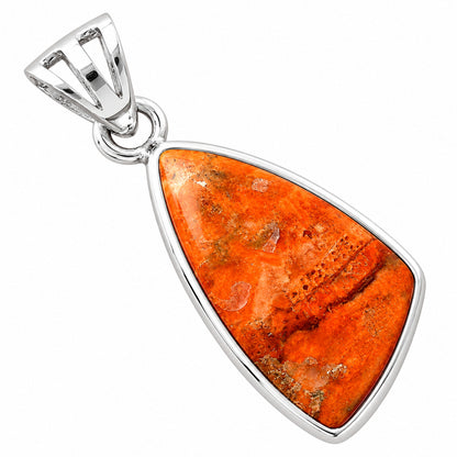 Red Sponge Coral Pendant T-1002 DGTP01030