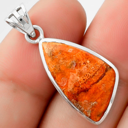 Red Sponge Coral Pendant T-1002 DGTP01030