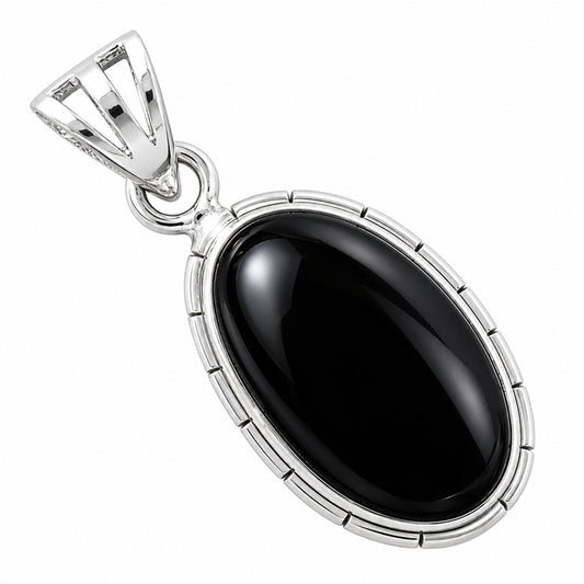 Black Onyx Pendant T-1006 DGTP01033